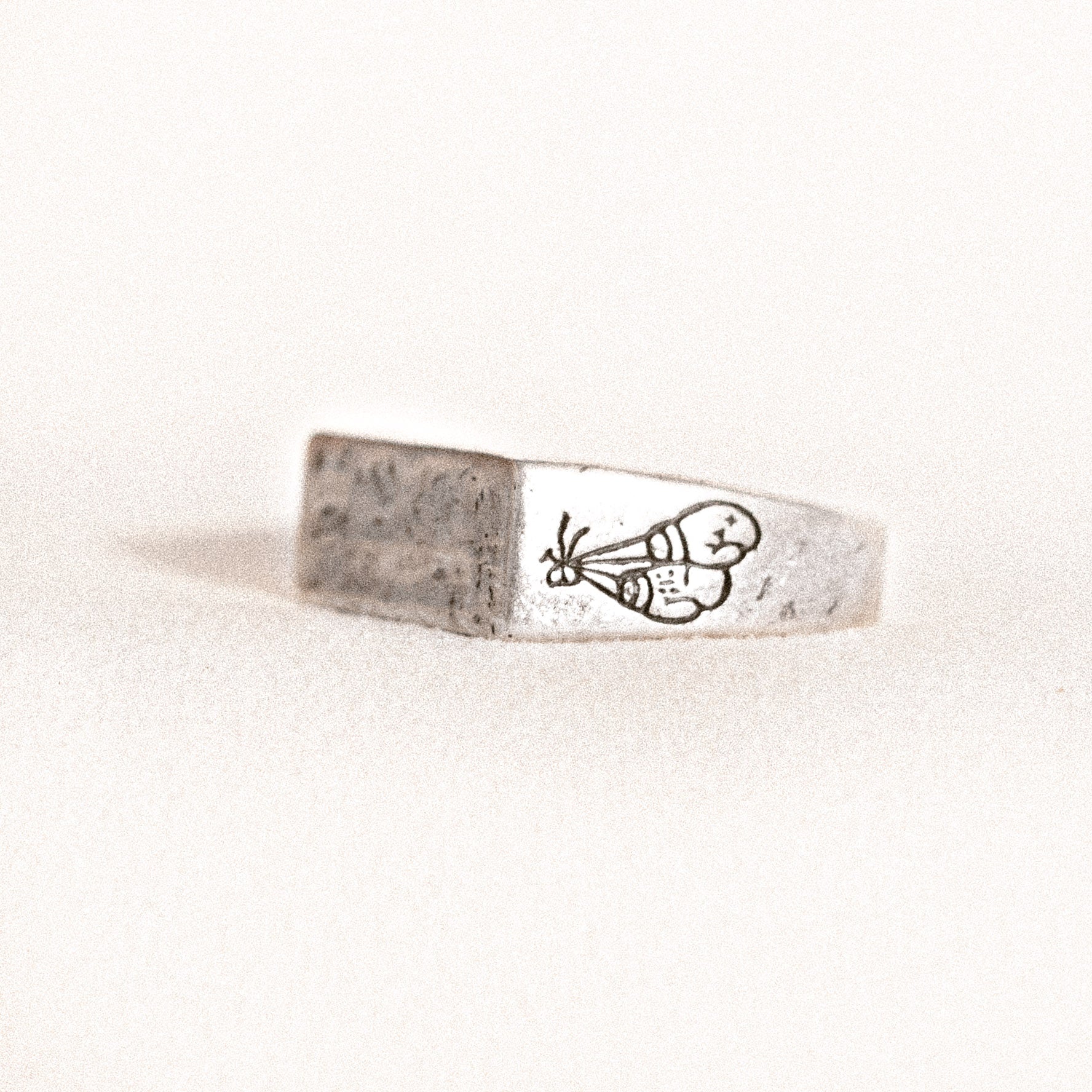 THE BOXER | Recycled Silver Ring - Salty Dagger