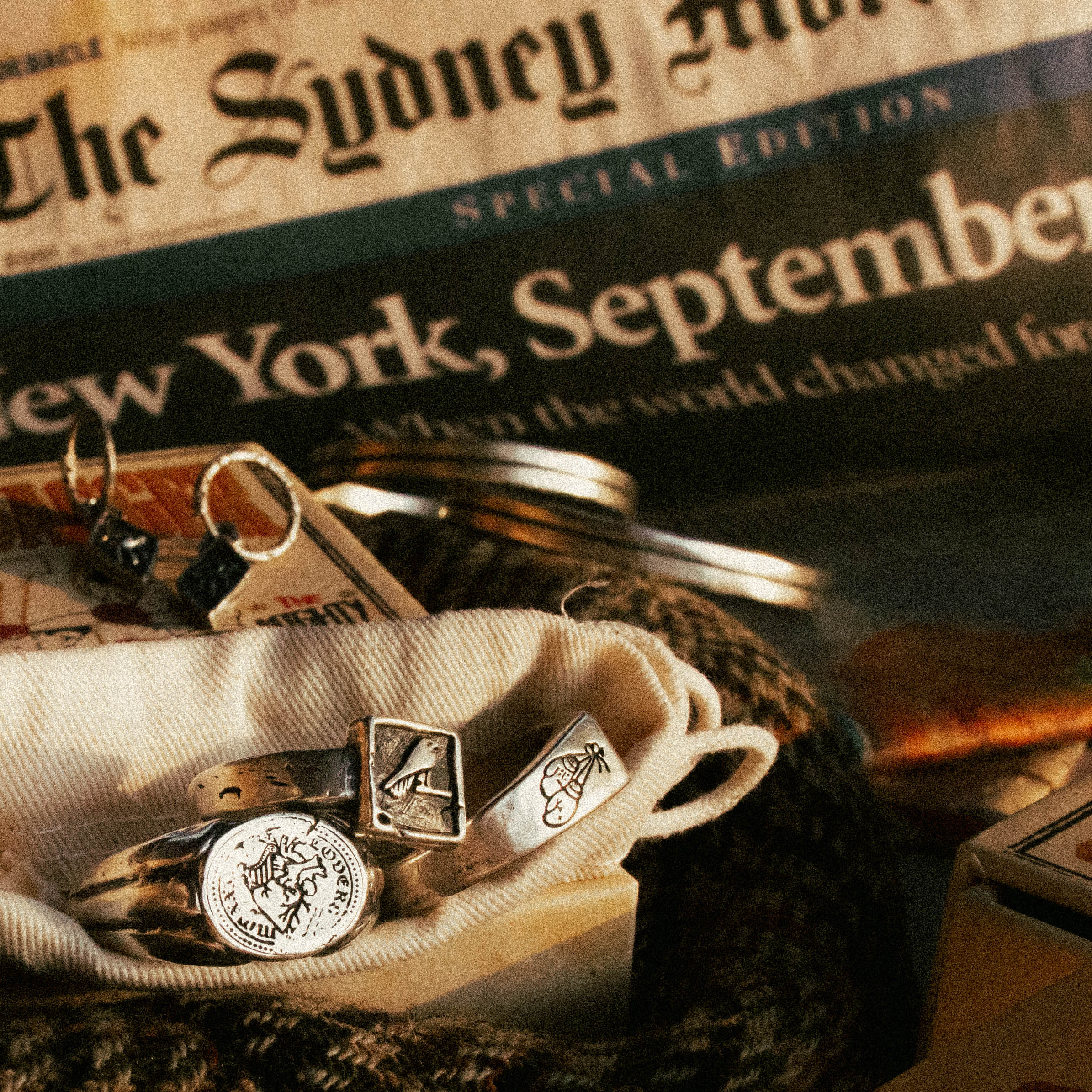 THE BOXER | Recycled Silver Ring - Salty Dagger