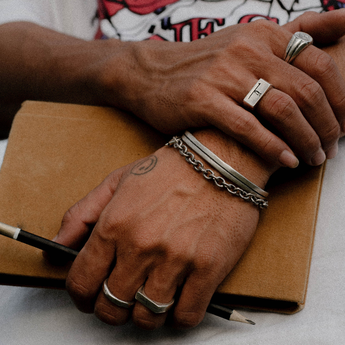 BACK IN THE DAY | Recycled Silver Ring - Salty Dagger