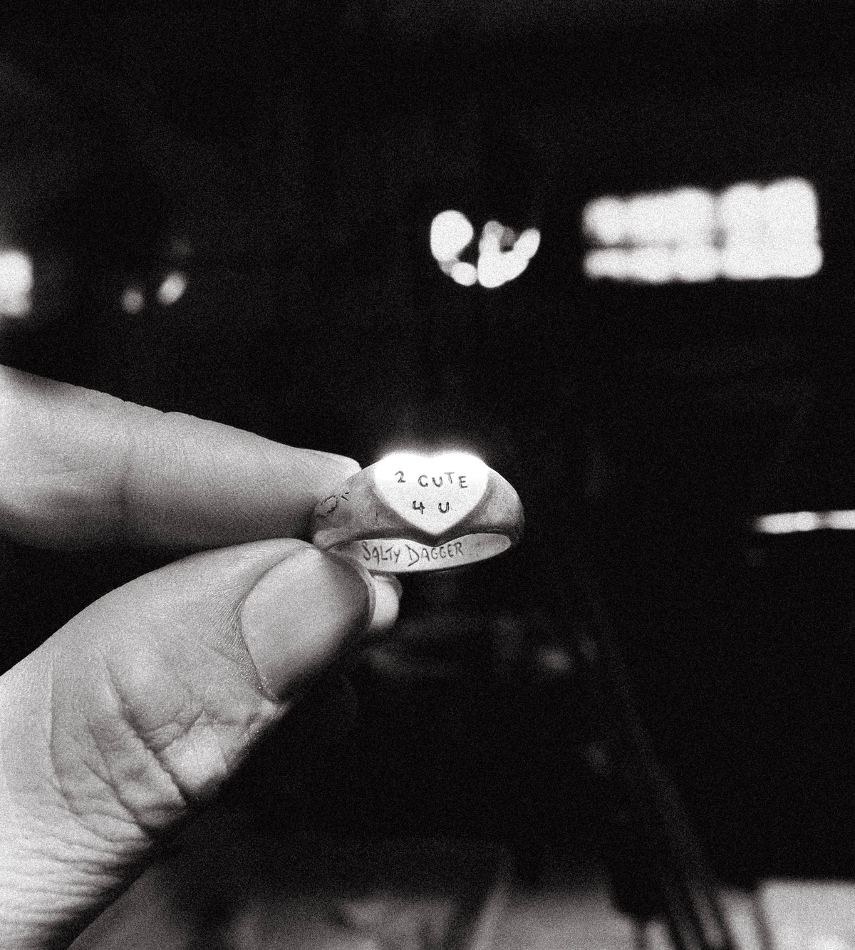 LITTLE HEART | Recycled Silver Ring - Salty Dagger