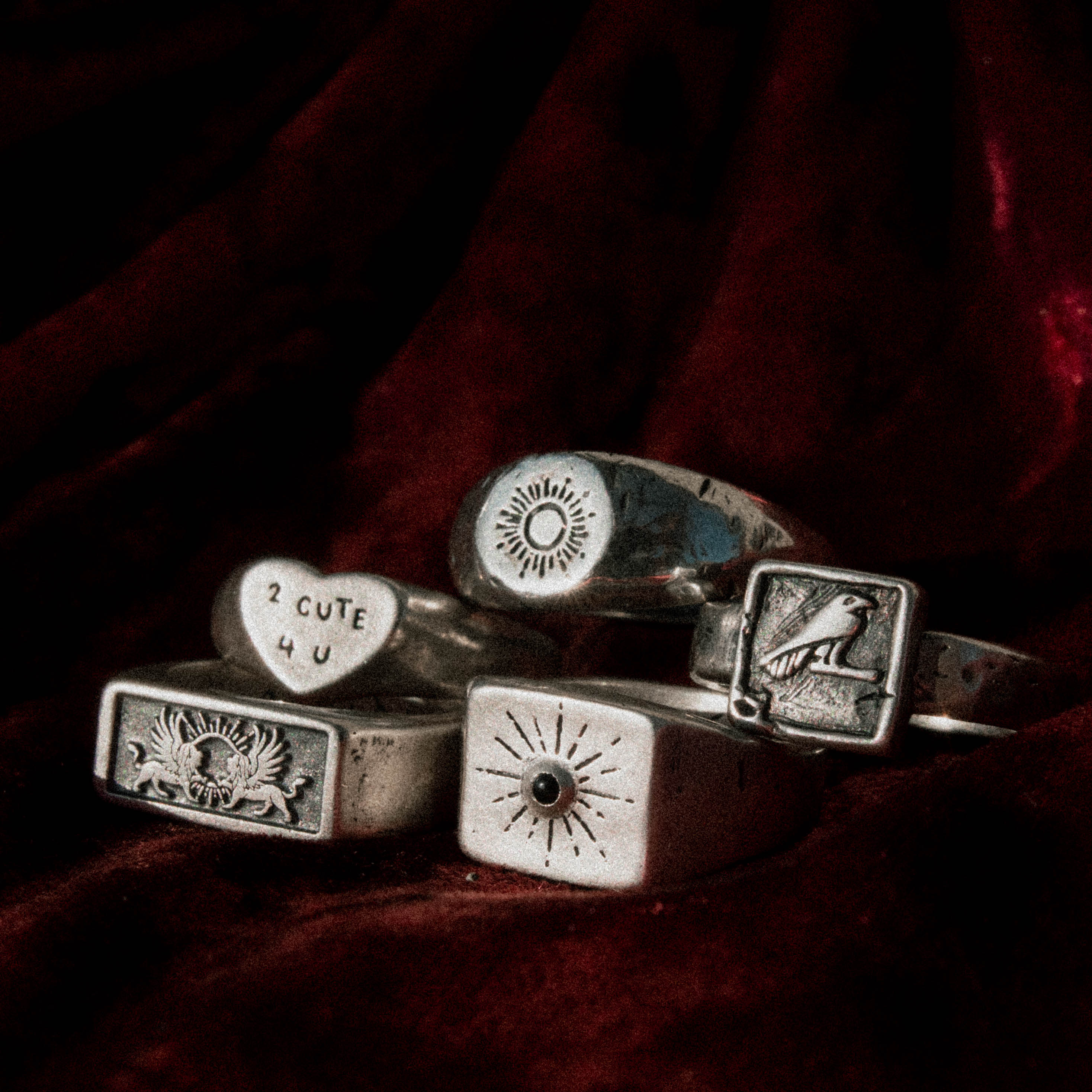 アクセサリー Dagger Heart Ring silver 925 90s Buy Chrome Hearts Dagger Heart Ring Online at Groupie