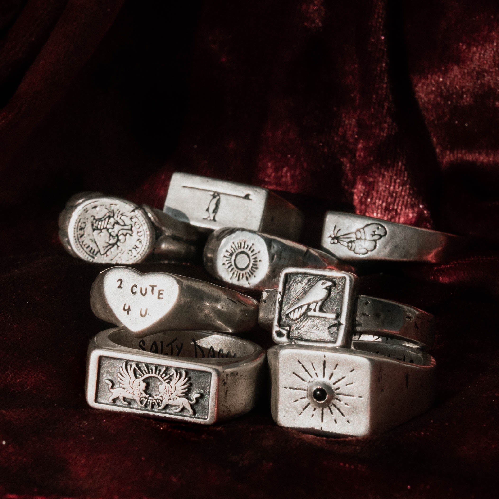 FAITH | Recycled Silver Ring - Salty Dagger