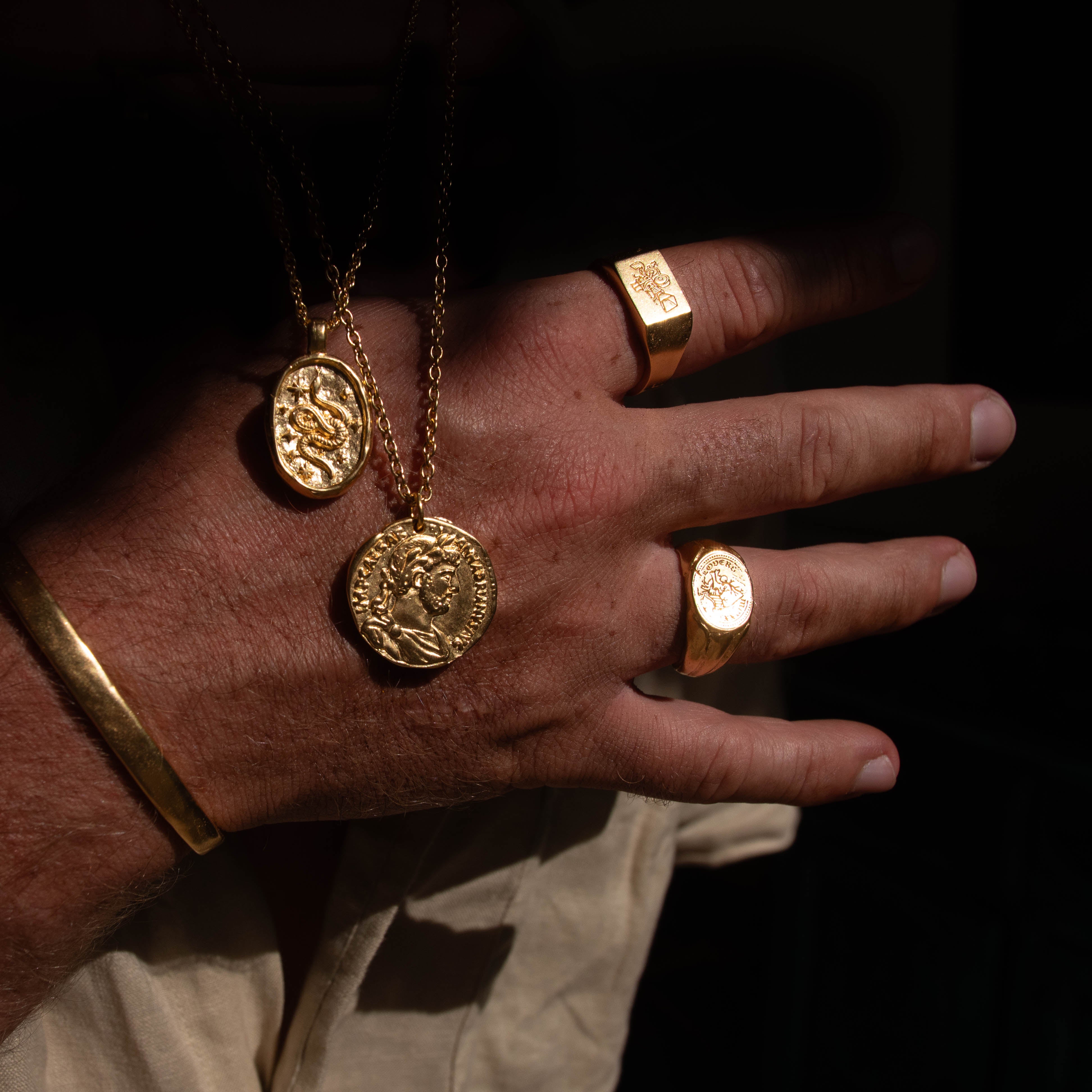TRUE NORTH | Handmade Gold Ring - Salty Dagger