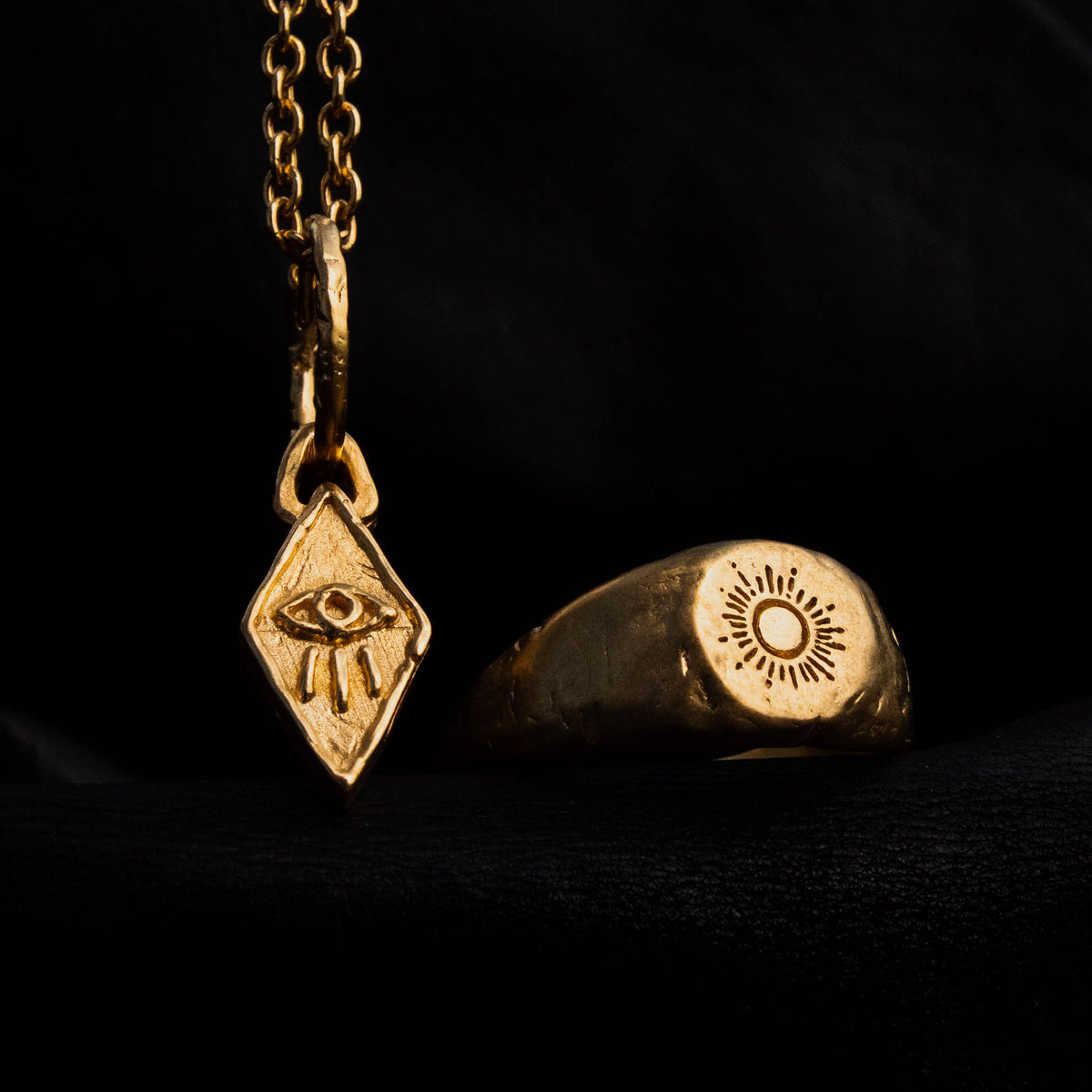 FAITH | Handmade Gold Ring - Salty Dagger