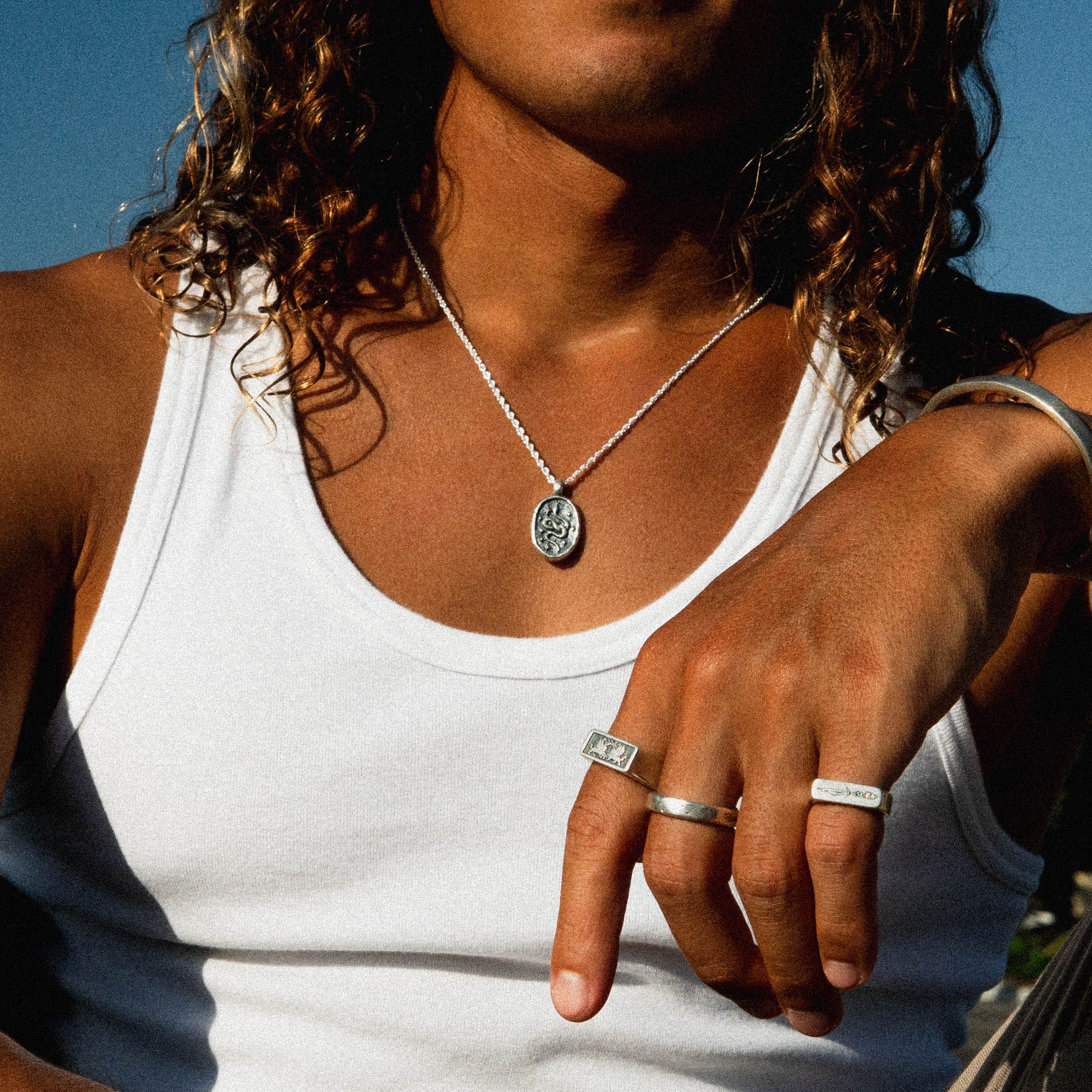Saltydagger Gift Of Gods (G)リング　シルバー925 GIFT OF GODS | Recycled Silver Signet Ring - Salty Dagger