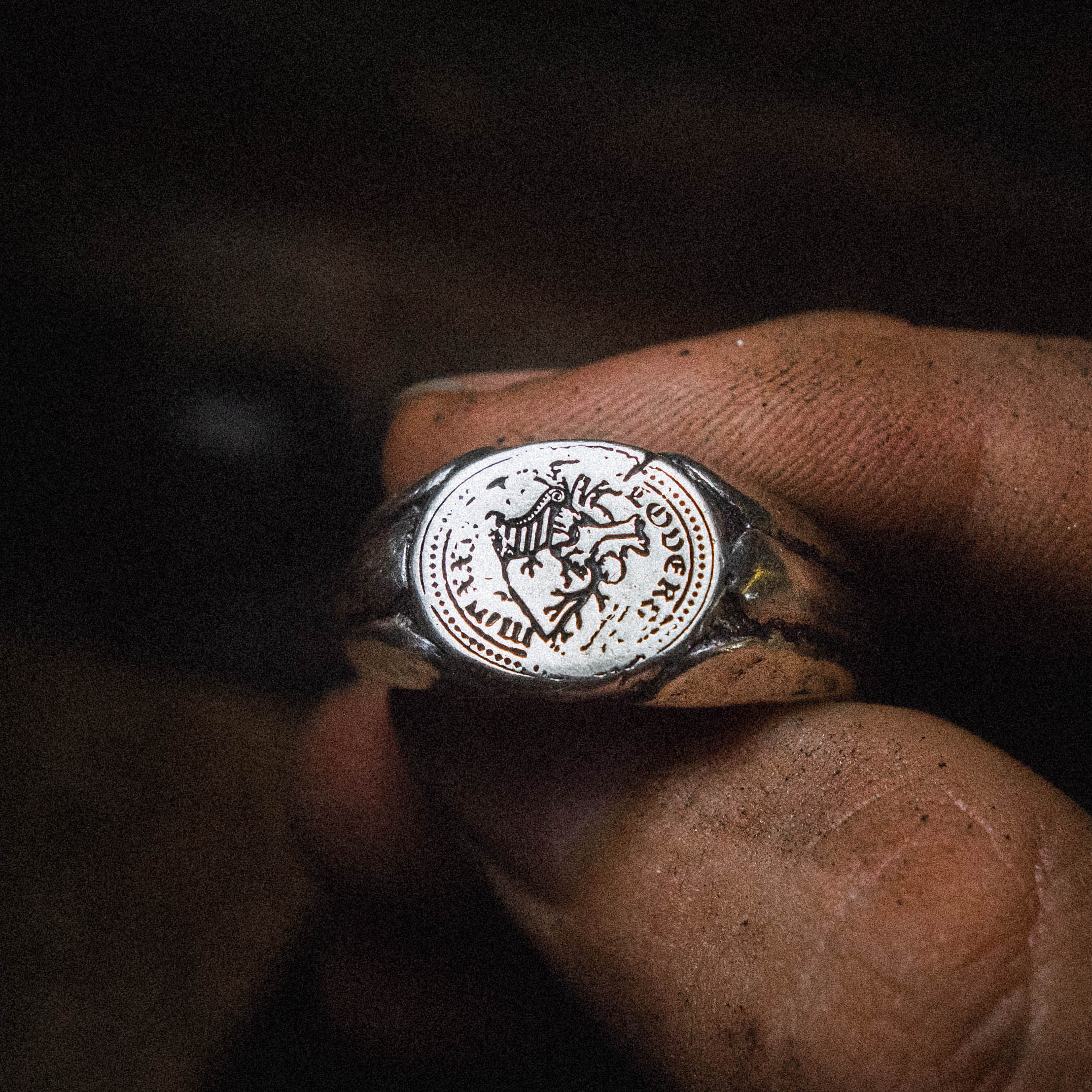 TRUE NORTH | Recycled Silver Signet Ring - Salty Dagger