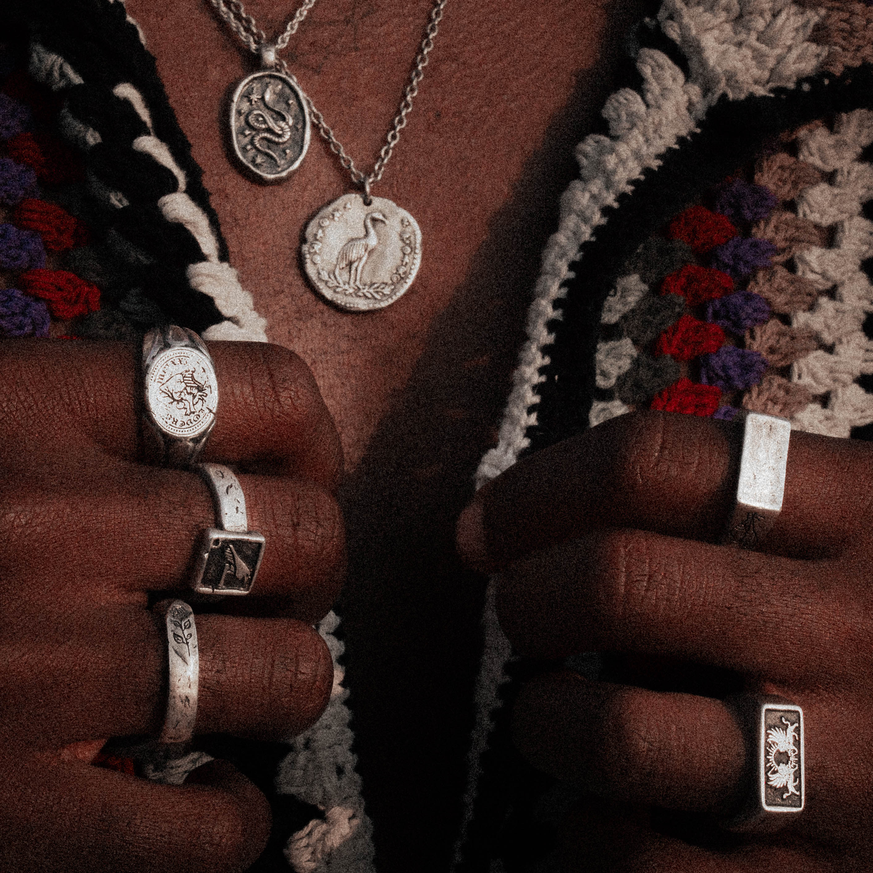 TRUE NORTH | Recycled Silver Signet Ring - Salty Dagger