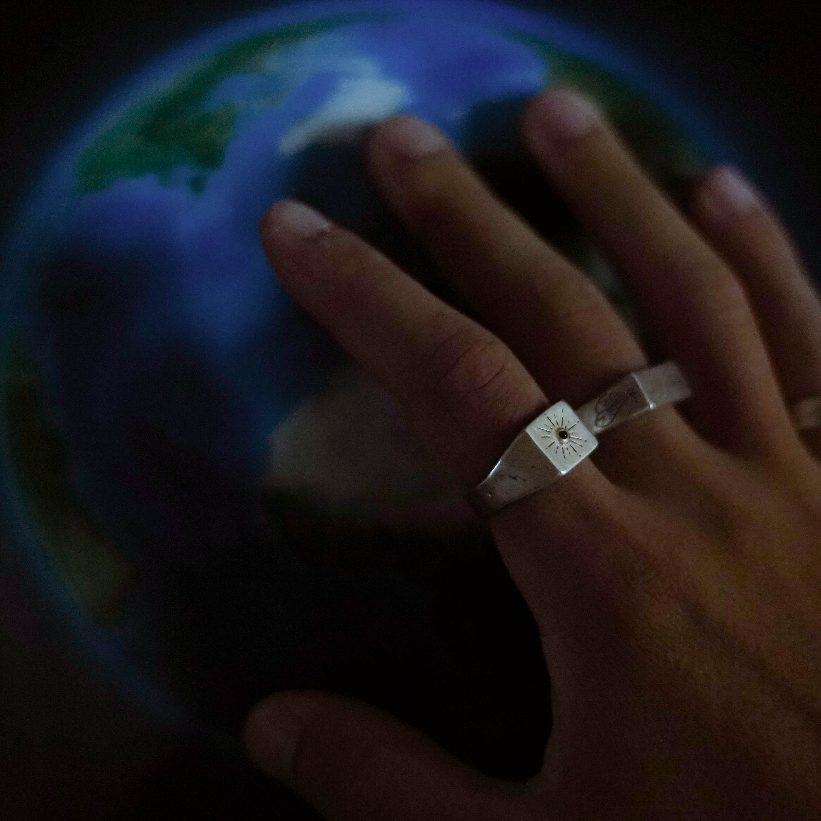 THE BOXER | Recycled Silver Ring - Salty Dagger