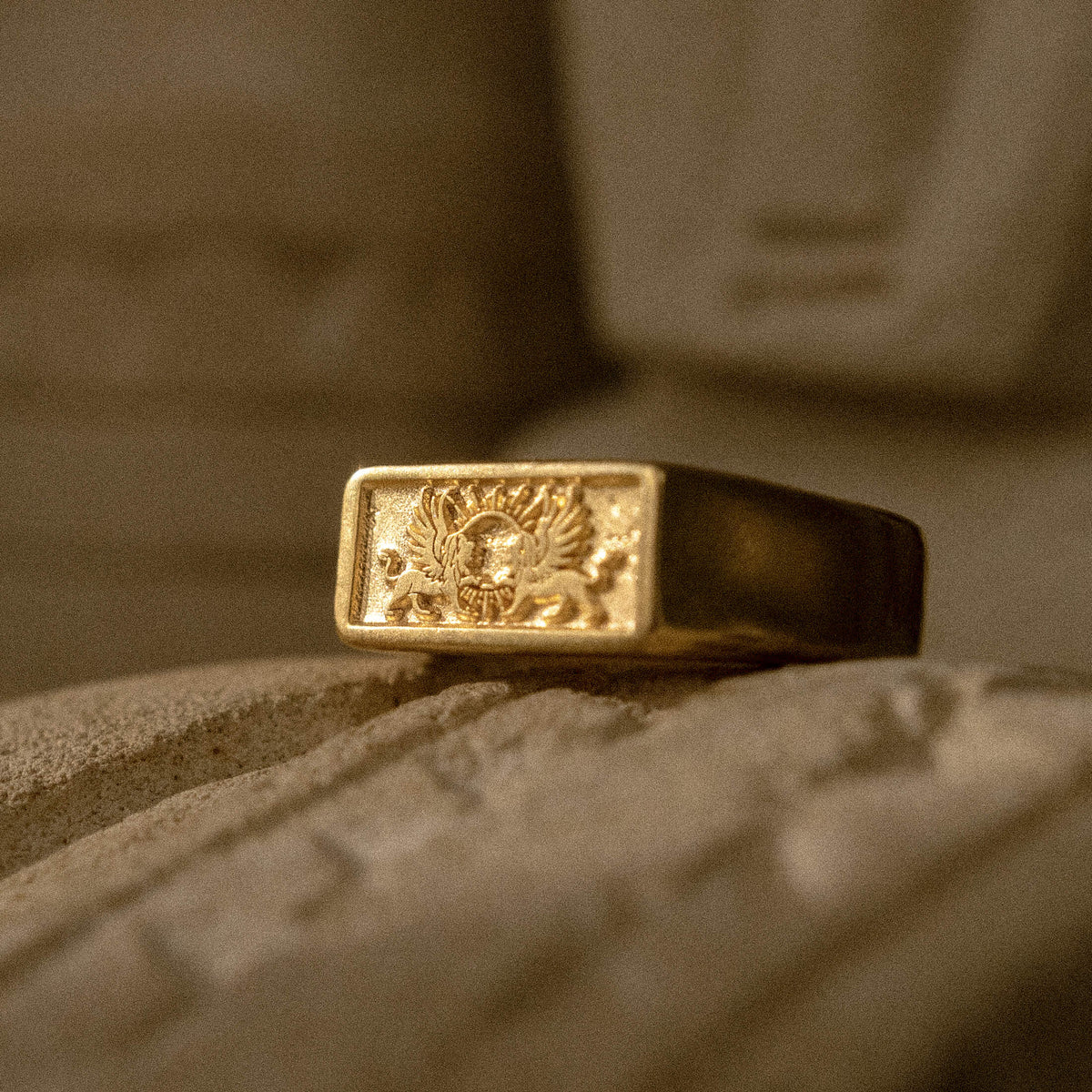 Gift Of God | 100% Recycled 925 Sterling Silver Signet Ring - Salty Dagger